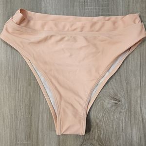 High waisted swim bottoms